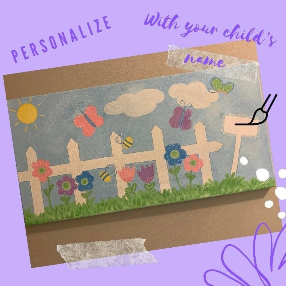 ❌SOLD❌ Customizable painting for girl's room